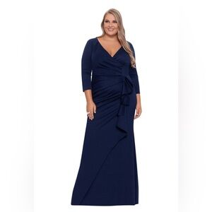 Xscape scuba maxi dress